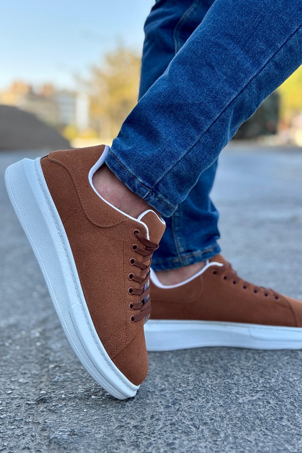 Luis Toronto LT101 Taba Süet Bağcıklı Erkek Ayakkabı Luis Toronto LT101 Taba Süet Bağcıklı Erkek Ayakkabı