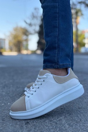 Luis Toronto LT109 Beyaz Bej Süet Erkek Sneaker Luis Toronto LT109 Beyaz Bej Süet Erkek Sneaker
