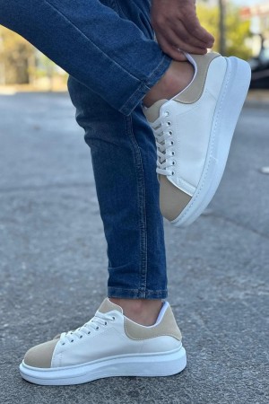 Luis Toronto LT109 Beyaz Bej Süet Erkek Sneaker Luis Toronto LT109 Beyaz Bej Süet Erkek Sneaker