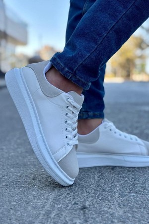 Luis Toronto LT109 Beyaz Gri Süet Erkek Sneaker Luis Toronto LT109 Beyaz Gri Süet Erkek Sneaker