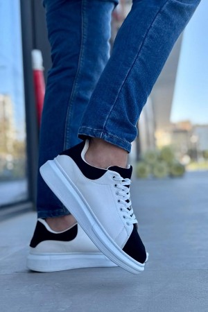 Luis Toronto LT109 Beyaz Siyah Süet Erkek Sneaker Luis Toronto LT109 Beyaz Siyah Süet Erkek Sneaker