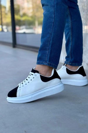 Luis Toronto LT109 Beyaz Siyah Süet Erkek Sneaker Luis Toronto LT109 Beyaz Siyah Süet Erkek Sneaker