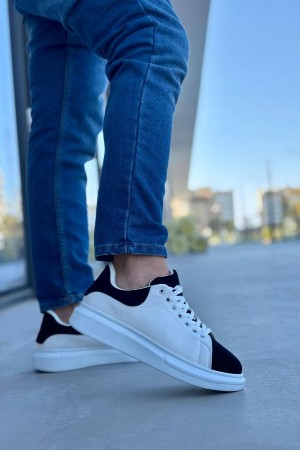 Luis Toronto LT109 Beyaz Siyah Süet Erkek Sneaker Luis Toronto LT109 Beyaz Siyah Süet Erkek Sneaker